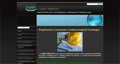 Desktop Screenshot of camedimpianti.com
